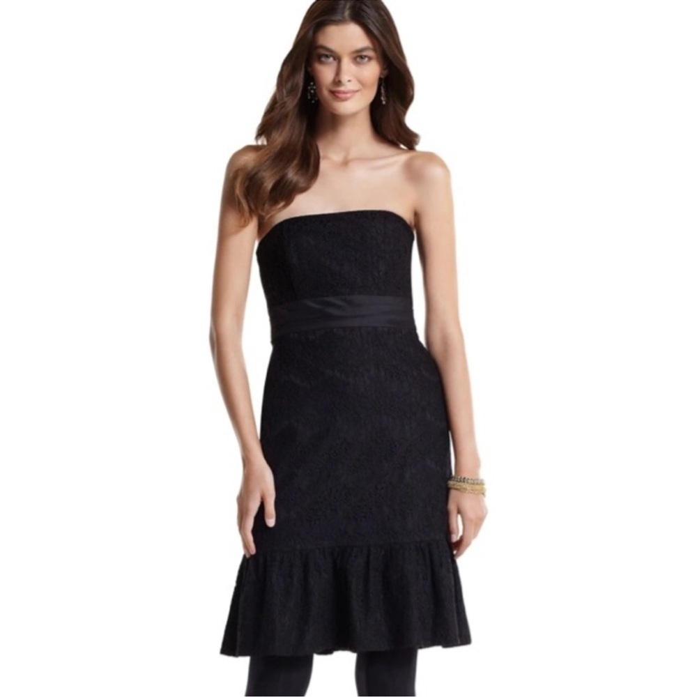 White House Black Market Strapless Dress